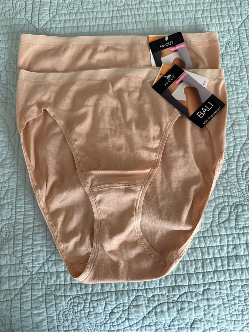 Bali Hi-Cut Seamless panty- Soft Taupe - 2 pair